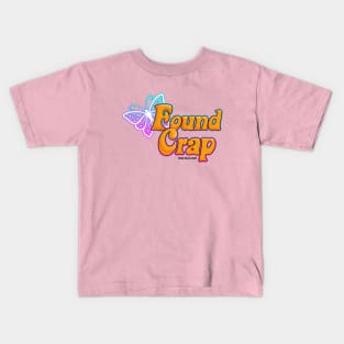 FOUND CRAP BUTTERFLY Kids T-Shirt